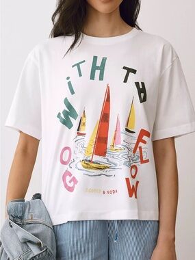 Scotch & Soda Go With The Flow Tee